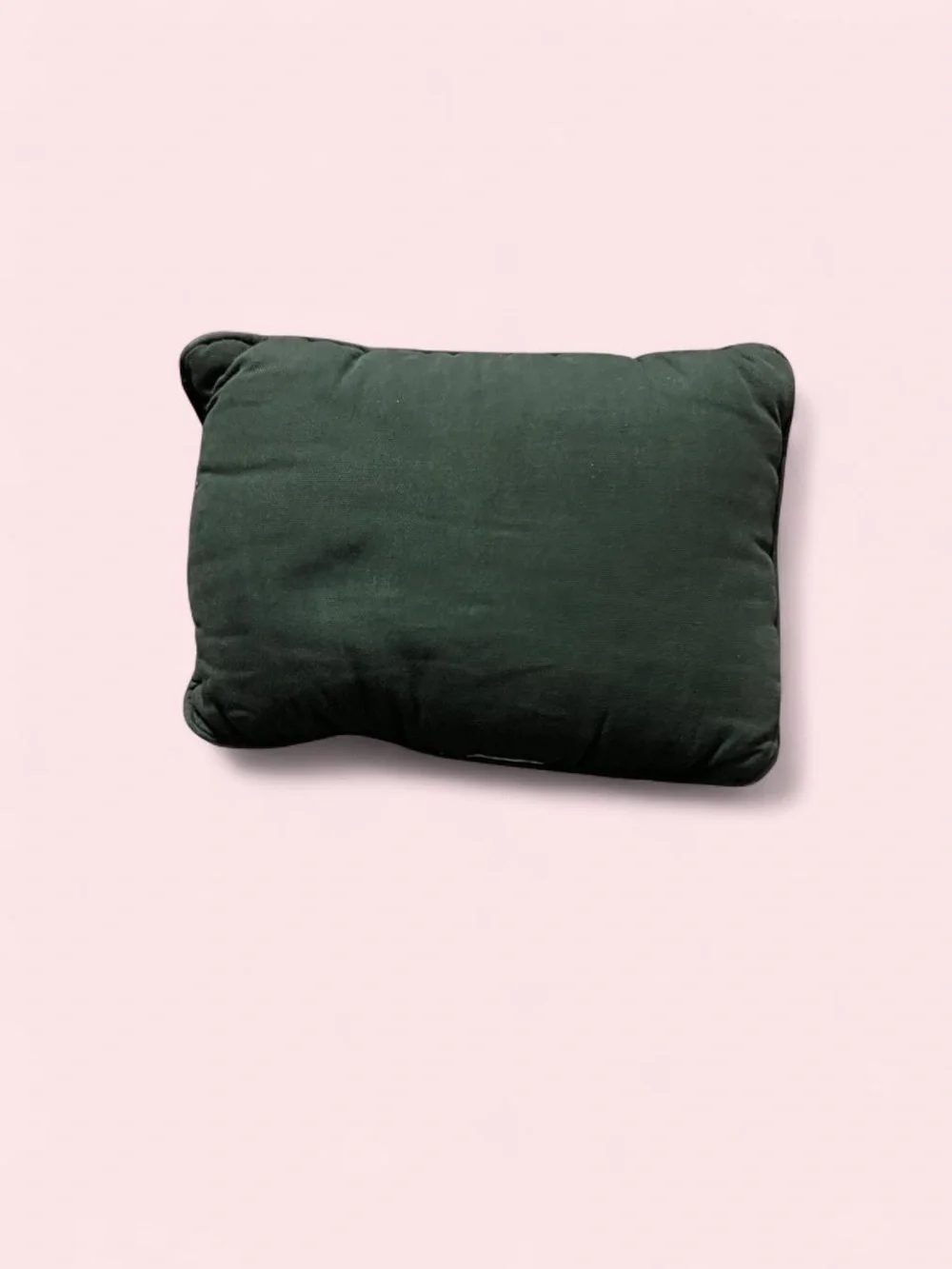 All Things Grow With Love Embroidered Decorative Pillow - Cream and Green